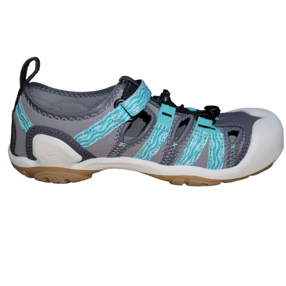 Keen Knotch Creek Men's Blue Quick Dry Water Hiking Sport Sandals Shoes Sz 6 New